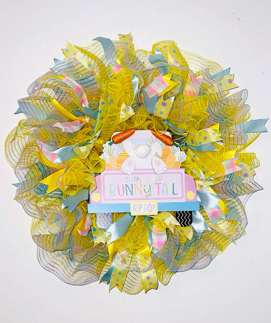 Easter Bunny Wreath• Spring Wreath